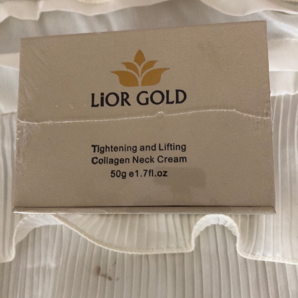 Lior Gold Paris Collagen Neck Cream NIB